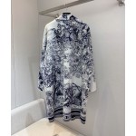 Dior knitted jacquard coat (consult customer service to confirm the size before placing a custom order)