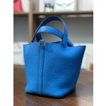 picotin18 Florida blue TC leather gold buckle