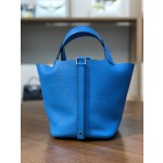 picotin18 Florida blue TC leather gold buckle