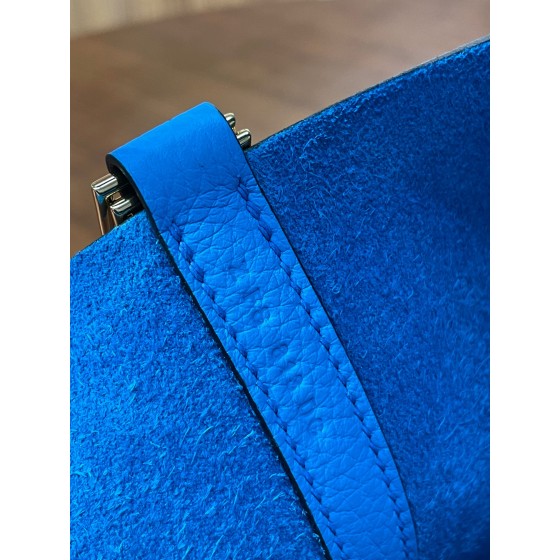 picotin18 Florida blue TC leather gold buckle