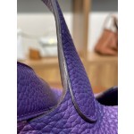 picotin18 sea anemone purple TC leather silver buckle