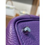 picotin18 sea anemone purple TC leather silver buckle