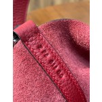 picotin18 national flag red TC leather silver buckle