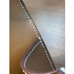 Kangkang 19 Golden Brown EVE Leather Silver Buckle