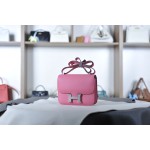 Kangkang 19 lipstick powder silver buckle epsom leather