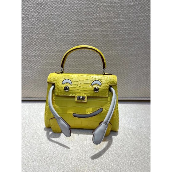 kelly doll  American crocodile top craftsmanship wax thread hand sewing