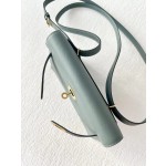 Kelly Danse almond green gold buckle evercolor leather