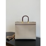 FENDI Small Khaki Tote "Sunshine Tote"