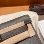 Kelly Danse Evercolor Leather 8F Pewter Gray