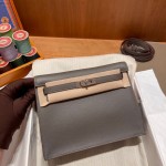 Kelly Danse Evercolor Leather 8F Pewter Gray