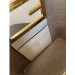 FENDI small beige Way new double F buckle handbag