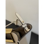 FENDI small beige Way new double F buckle handbag
