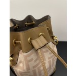 FENDI new mon tresor bag full FF flannel bucket bag