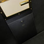 FENDI Large Black Way New Double F Buckle Bag