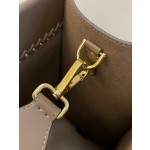 FENDI medium side leather woven tote bag "Sunshine Tote"