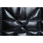 ▪️ DIOR CARO Black Gunmetal Buckle DR-061