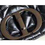 ▪️ DIOR CARO Black Gunmetal Buckle DR-061