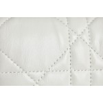 ▪️ DIOR CARO White Gunmetal Buckle DR-061