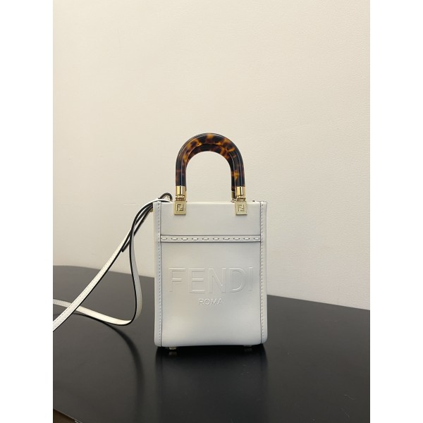 FENDI Logo embossed tortoiseshell portable crossbody cute