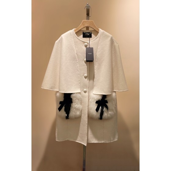 FENDI Cashmere Coat Q31 (Please consult customer service to confirm the size before placing an order for a customized version)