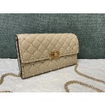 Valentino Studded Lambskin Shoulder Bag Clutch 0137