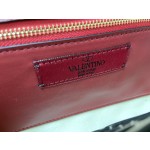 Valentino Studded Lambskin Shoulder Bag Clutch 0137