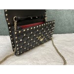 Valentino Studded Lambskin Shoulder Bag Clutch 0137