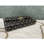 Valentino Studded Lambskin Shoulder Bag Clutch 0137