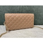 Valentino Studded Lambskin Shoulder Bag Clutch 0137