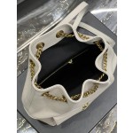 SAINT LAURENT V-shaped Quilted Mini Bucket Bag Model: 672609