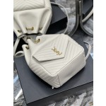 SAINT LAURENT V-shaped Quilted Mini Bucket Bag Model: 672609