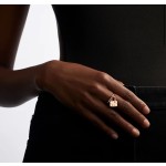 Hermes Smooth Single Diamond H Bag Ring