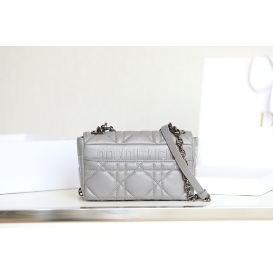 ▪️ DIOR CARO Grey Gunmetal Buckle DR-061
