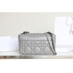 ▪️ DIOR CARO Grey Gunmetal Buckle DR-061