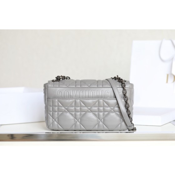 ▪️ DIOR CARO Grey Gunmetal Buckle DR-061