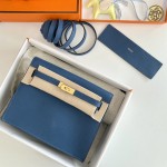 Kelly danse II 22cm evercolor calfskin S4 deep blue gold buckle