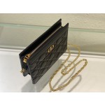 Dior slim DⅠOR CARO woc zipper clutch3102