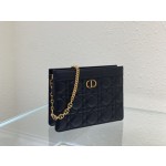 Dior slim DⅠOR CARO woc zipper clutch3102