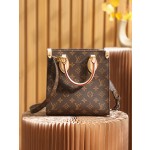 Louis Vuitton 𝐒𝐀𝐂 𝐏𝐋𝐀𝐓 𝐁𝐁 sheet music bag M45847 French original leather 🇫🇷 pure steel hardware