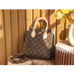 Louis Vuitton 𝐒𝐀𝐂 𝐏𝐋𝐀𝐓 𝐁𝐁 sheet music bag M45847 French original leather 🇫🇷 pure steel hardware