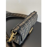 FENDI medium latest Baguette FF logo presbyopia embroidery series