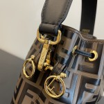 FENDI new mon tresor bag F printed bucket bag