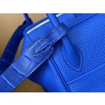 Lindy26 touch electric blue France counter tc leather gold buckle