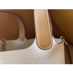 picotin18 cream white tc spelled sesame swift leather