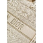 DIOR TOTE Metallic Wire Tiger