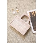 Dior Book Tote Original Oblique Patterned mini-pink