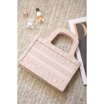 Dior Book Tote Original Oblique Patterned mini-pink