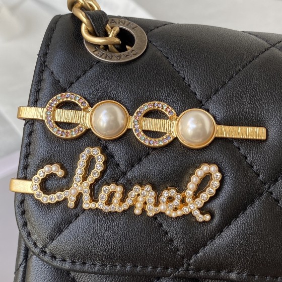 CHANEL Pearl Hairpin Micro Seal Bag Model. 2978