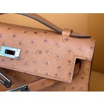 Mini Kelly Generation Evening Bag South Africa kk Ostrich Leather