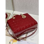 DIOR Lady's latest flip sheepskin seven compartments